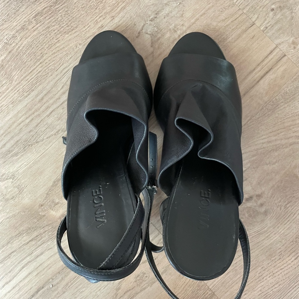 black Vince heels
